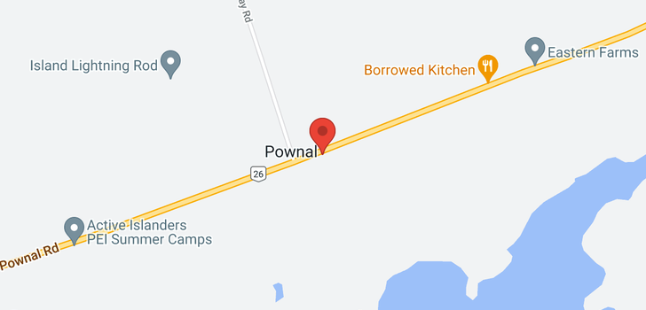 map of 497 Pownal Road